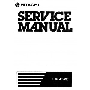 Hitachi EX60WD Wheel Excavator set of Service Manuals