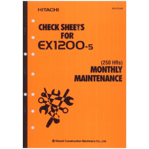 Hitachi EX1200-5 Hydraulic Excavator set of Service Manuals