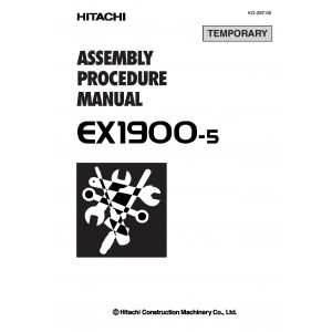 Hitachi EX1900-5 Hydraulic Excavator set of Service Manuals