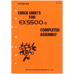 Hitachi EX5500-5 Hydraulic Excavator set of Service Manuals