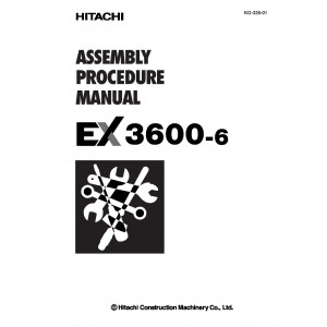 Hitachi EX3600-6 Hydraulic Excavator set of Service Manuals