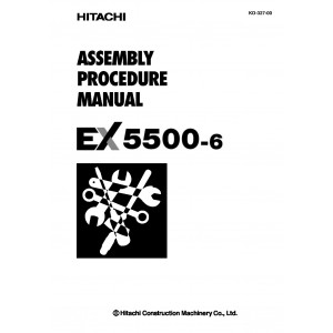 Hitachi EX5500-6 Hydraulic Excavator set of Service Manuals