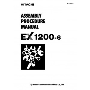 Hitachi EX1200-6 Hydraulic Excavator set of Service Manuals