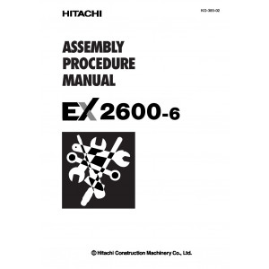 Hitachi EX2600-6 Hydraulic Excavator set of Service Manuals