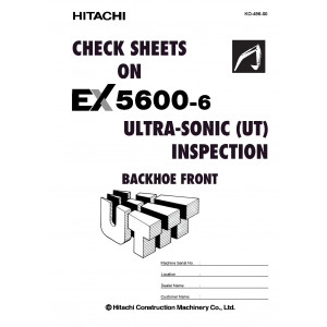 Hitachi EX5600-6 Hydraulic Excavator set of Service Manuals