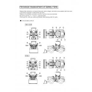 Hitachi LX50-7 Wheel Loader set of Service Manuals