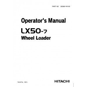 Hitachi LX50-7 Wheel Loader set of Service Manuals