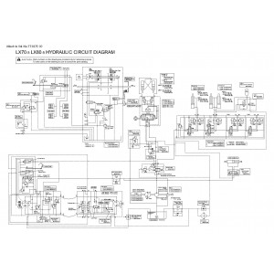 Hitachi LX70-5 and LX80-5 Wheel Loader set of Service Manuals