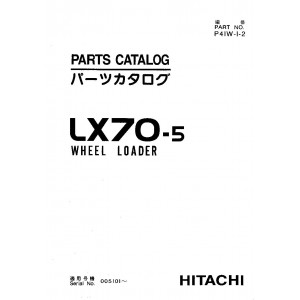 Hitachi LX70-5 and LX80-5 Wheel Loader set of Service Manuals