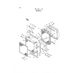 Hitachi EX60WD Wheel Excavator set of Parts Catalogs