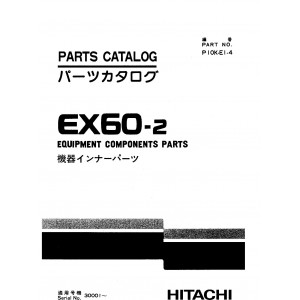 Hitachi EX60-2 Crawler Excavator set of Parts Catalogs