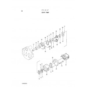 Hitachi EX60-2 Crawler Excavator set of Parts Catalogs