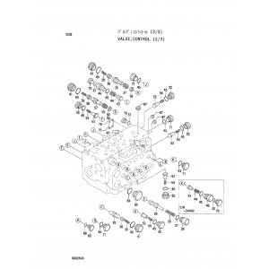 Hitachi EX60-2 Crawler Excavator set of Parts Catalogs