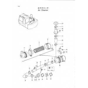 Hitachi EX60WD-2 Wheel Excavator set of Parts Catalogs