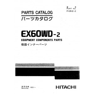 Hitachi EX60WD-2 Wheel Excavator set of Parts Catalogs