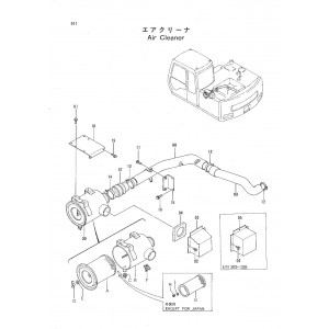 Hitachi EX100WD-2 Wheel Excavator set of Parts Catalogs