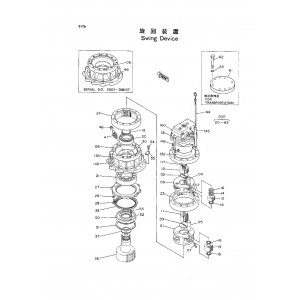 Hitachi EX120 Crawler Excavator set of Parts Catalogs