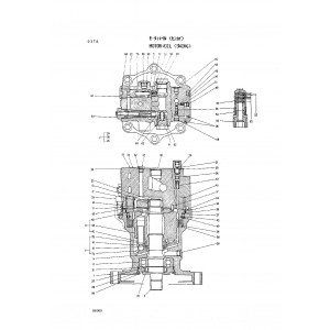 Hitachi EX120 Crawler Excavator set of Parts Catalogs