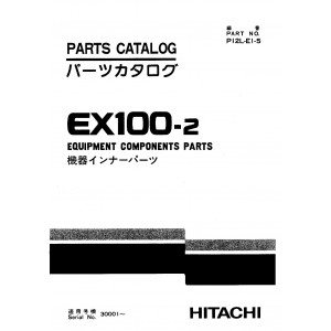 Hitachi EX100-2 Crawler Excavator set of Parts Catalogs