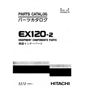 Hitachi EX120-2 Crawler Excavator set of Parts Catalogs