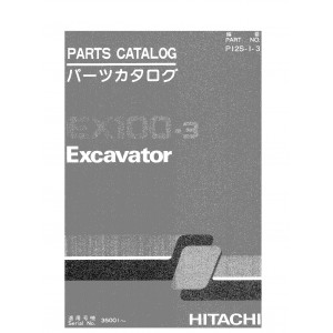 Hitachi EX100-3 Crawler Excavator set of Parts Catalogs