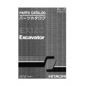 Hitachi EX120-3 Crawler Excavator set of Parts Catalogs