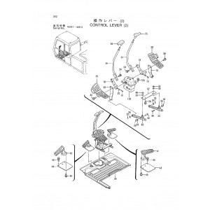 Hitachi EX120-3 Crawler Excavator set of Parts Catalogs