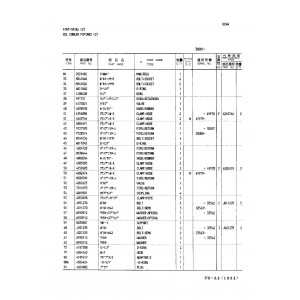 Hitachi EX200 and EX200LC Crawler Excavator set of Parts Catalogs