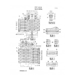 Hitachi EX200 and EX200LC Crawler Excavator set of Parts Catalogs