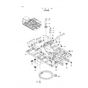 Hitachi EX200-3, EX200LC-3, EX200H-3 and EX200LCH-3 Crawler Excavator set of Parts Catalogs