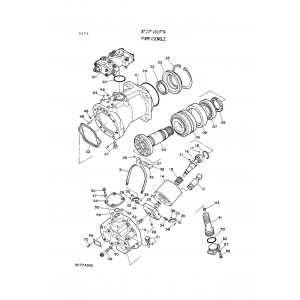 Hitachi EX220 and EX220LC Crawler Excavator set of Parts Catalogs