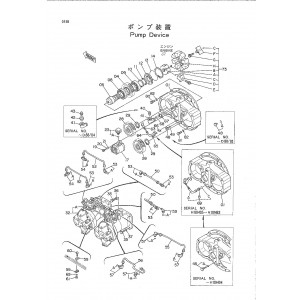 Hitachi EX270 and EX270LC Crawler Excavator set of Parts Catalogs