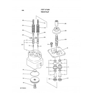 Hitachi EX300, EX300LC, EX300H and EX300HLC Crawler Excavator set of Parts Catalogs