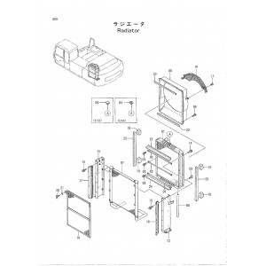 Hitachi EX300-2, EX300LC-2, EX300H-2 and EX300HLC-2 Crawler Excavator set of Parts Catalogs