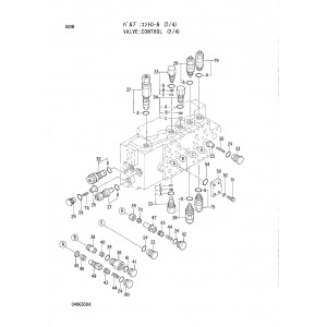 Hitachi EX300-3, EX300LC-3, EX300H-3 and EX300LCH-3 Crawler Excavator set of Parts Catalogs