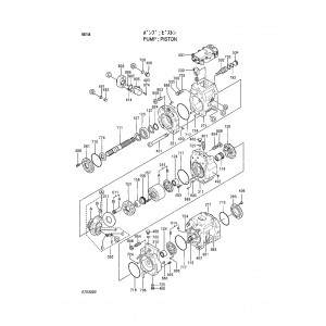 Hitachi EX750-5 and EX800H-5 Crawler Excavator set of Parts Catalogs