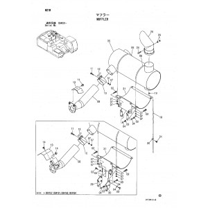 Hitachi Zaxis 600, Zaxis 600LC, Zaxis 650H and Zaxis 650LCH Crawler Excavator set of Parts Catalogs