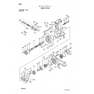 Hitachi Zaxis 600, Zaxis 600LC, Zaxis 650H and Zaxis 650LCH Crawler Excavator set of Parts Catalogs