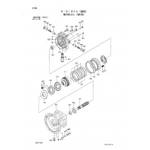 Hitachi Zaxis 450-3, Zaxis 450LC-3, Zaxis 470H-3, Zaxis 470LCH-3, Zaxis 500LC-3 and Zaxis 520LCH-3 Crawler Excavator set of Parts Catalogs