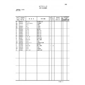 Hitachi Zaxis 22U-2 Compact Excavator set of Parts Catalogs