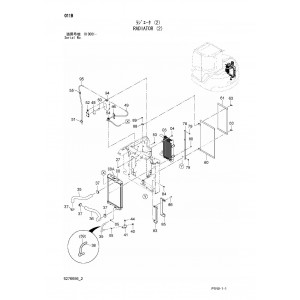 Hitachi Zaxis 60USB-3 Compact Excavator set of Parts Catalogs