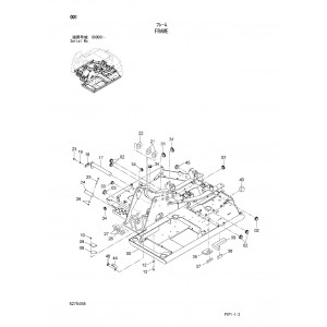 Hitachi Zaxis 70-3, Zaxis 70LC-3, Zaxis 70LCN-3 and Zaxis 80LCK-3 Compact Excavator set of Parts Catalogs