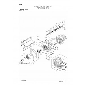 Hitachi Zaxis 70-3, Zaxis 70LC-3, Zaxis 70LCN-3 and Zaxis 80LCK-3 Compact Excavator set of Parts Catalogs