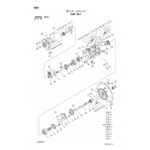 Hitachi Zaxis 120-3, Zaxis 130-3, Zaxis 130K-3 and Zaxis 130LCN-3 Crawler Excavator set of Parts Catalogs