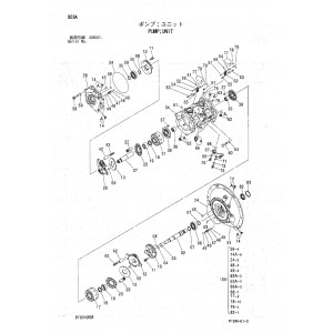 Hitachi Zaxis 135UR Crawler Excavator set of Parts Catalogs