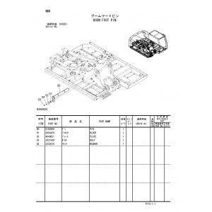 Hitachi Zaxis 180LC-5B and Zaxis 180LCN-5B Crawler Excavator set of Parts Catalogs