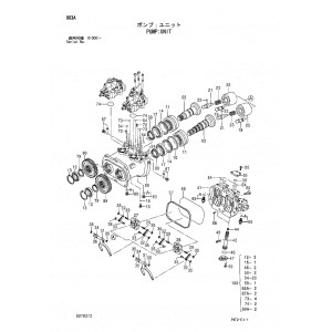 Hitachi Zaxis 180LC-3 and Zaxis 180LCN-3 Crawler Excavator set of Parts Catalogs