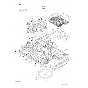 Hitachi Zaxis 200-3, Zaxis 200LC-3, Zaxis 210H-3, Zaxis 210LCH-3, Zaxis 210K-3, Zaxis 210LCK-3, Zaxis 210LCN-3 and Zaxis 240N-3 Crawler Excavator set of Parts Catalogs