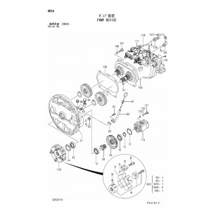 Hitachi Zaxis 200-3, Zaxis 200LC-3, Zaxis 210H-3, Zaxis 210LCH-3, Zaxis 210K-3, Zaxis 210LCK-3, Zaxis 210LCN-3 and Zaxis 240N-3 Crawler Excavator set of Parts Catalogs