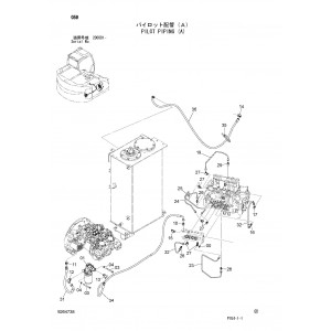 Hitachi Zaxis 225US-3 and Zaxis 225USLC-3 Crawler Excavator set of Parts Catalogs